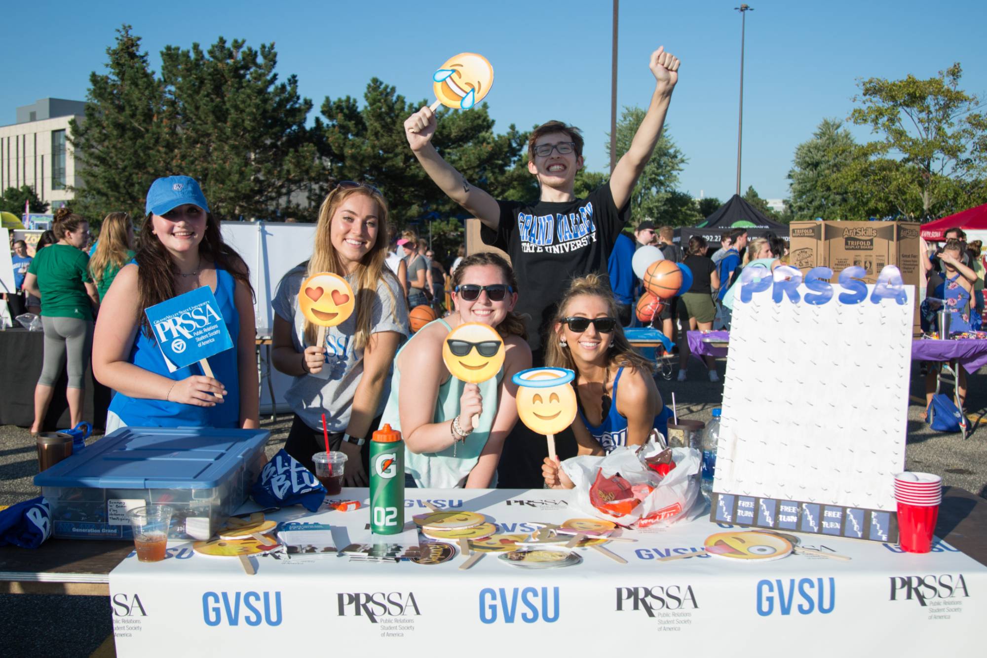 students in a student organization